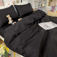 Duvet Cover – Cotton Plain – Ink Black