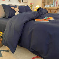 Duvet Cover – Cotton Plain – Midnight Navy