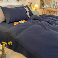 Duvet Cover – Cotton Plain – Midnight Navy