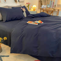 Duvet Cover – Cotton Plain – Midnight Navy