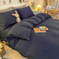 Duvet Cover – Cotton Plain – Midnight Navy
