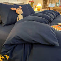 Duvet Cover – Cotton Plain – Midnight Navy