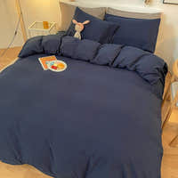 Duvet Cover – Cotton Plain – Midnight Navy