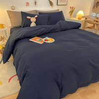 Duvet Cover – Cotton Plain – Midnight Navy