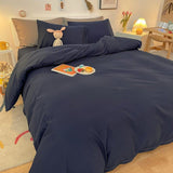 Duvet Cover – Cotton Plain – Midnight Navy