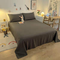 Fitted Sheet – Cotton Plain – Charcoal