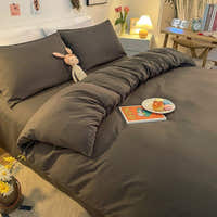 Duvet Cover – Cotton Plain – Charcoal