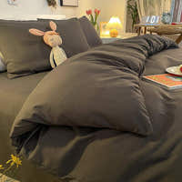 Duvet Cover – Cotton Plain – Charcoal