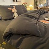 Duvet Cover – Cotton Plain – Charcoal