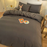 Duvet Cover – Cotton Plain – Charcoal