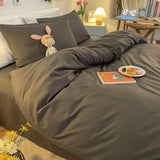 Duvet Cover – Cotton Plain – Charcoal