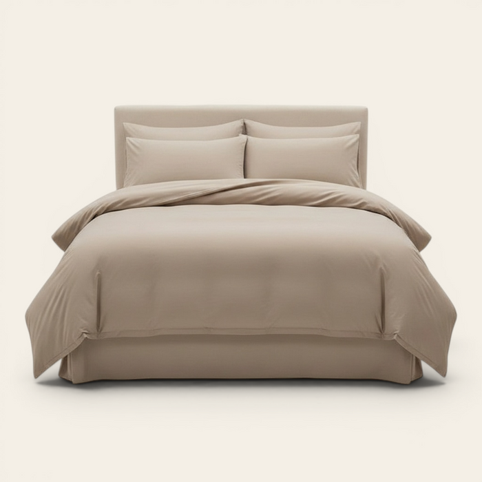 Bedding Set – Cotton Plain – Caramel