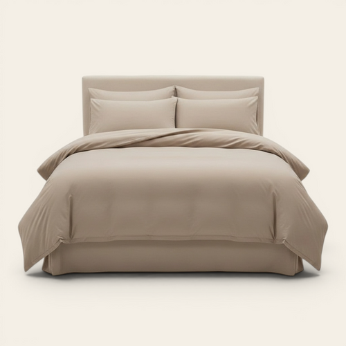Bedding Set – Cotton Plain – Caramel