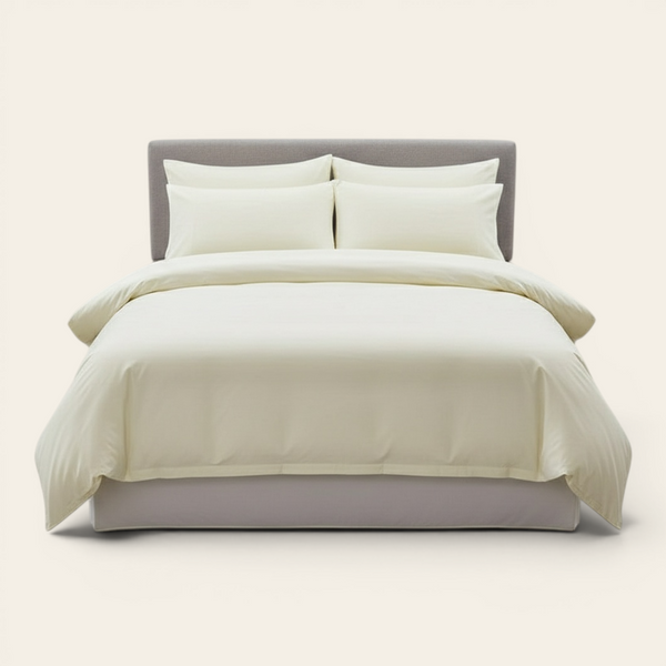 Bedding Set – Cotton Plain – Ivory Cream