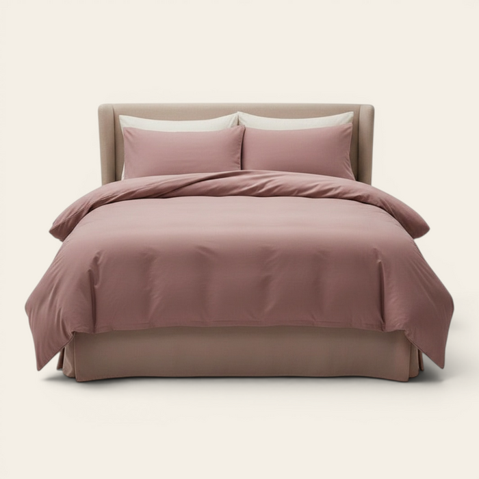 Bedding Set – Cotton Plain – Soft Blush
