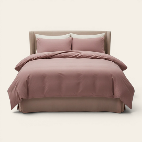 Bedding Set – Cotton Plain – Soft Blush