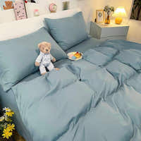 Duvet Cover – Cotton Plain – Sky Mist