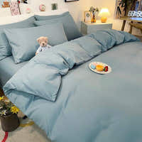 Duvet Cover – Cotton Plain – Sky Mist