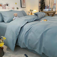 Duvet Cover – Cotton Plain – Sky Mist