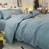 Duvet Cover – Cotton Plain – Sky Mist
