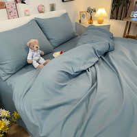 Duvet Cover – Cotton Plain – Sky Mist