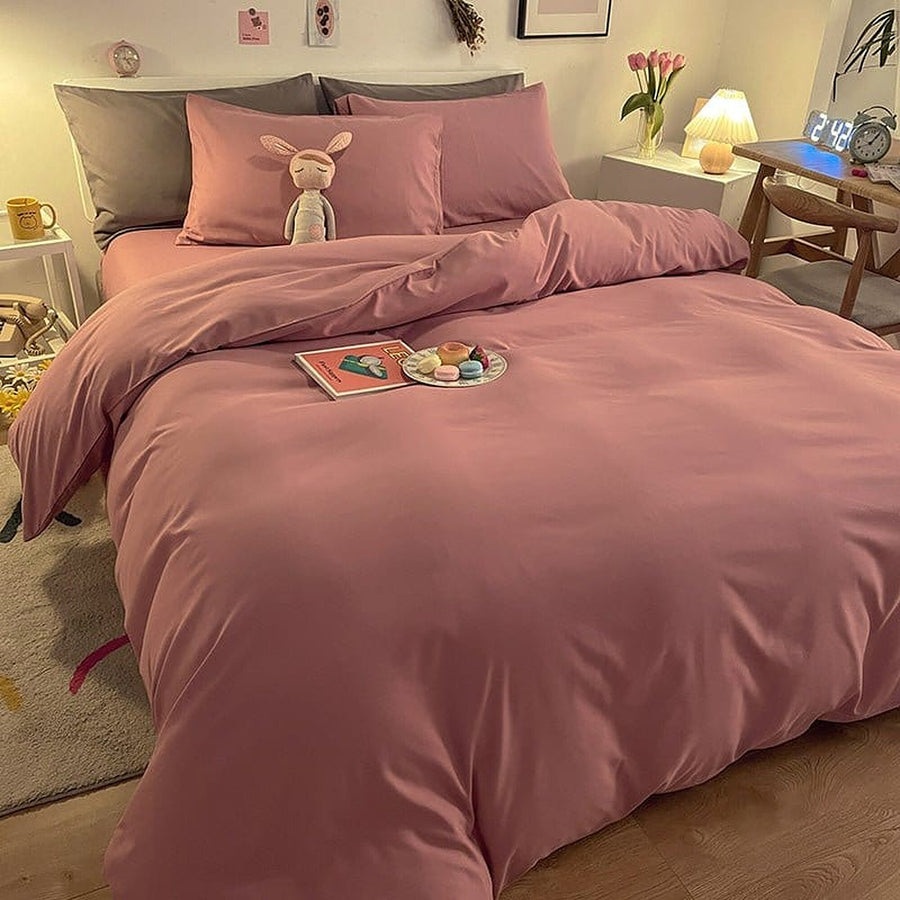 Duvet Cover – Cotton Plain – Soft Blush