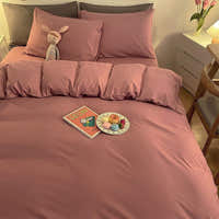 Duvet Cover – Cotton Plain – Soft Blush