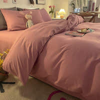 Duvet Cover – Cotton Plain – Soft Blush