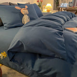 Duvet Cover – Cotton Plain – Stormy Blue