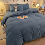 Duvet Cover – Cotton Plain – Stormy Blue