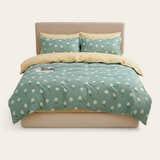 Bedding Set – Daisy Print – Sage Mist