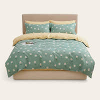 Bedding Set – Daisy Print – Sage Mist