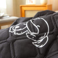 Fitted Sheet – Doggy Print – Ink Black