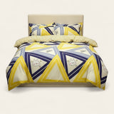Bedding Set – Geometric Bunny Print – Multicolor