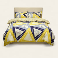 Bedding Set – Geometric Bunny Print – Multicolor