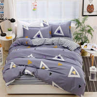 Bedding Set – Geometric Triangle – Lavender Mist