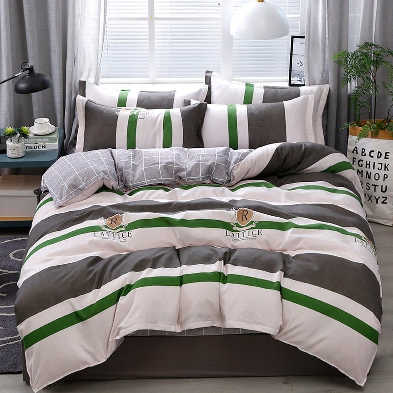 Bedding Set – Color Block Stripe – Multicolor