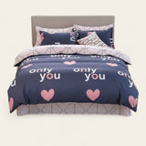 Bedding Set – Only You Print – Midnight Navy