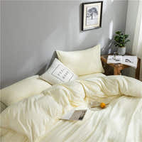 Bedding Set – Cotton Plain – Ivory Cream
