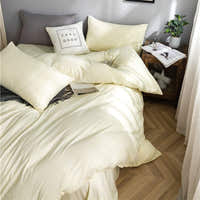 Bedding Set – Cotton Plain – Ivory Cream