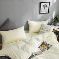 Bedding Set – Cotton Plain – Ivory Cream