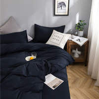 Bedding Set – Cotton Plain – Midnight Navy
