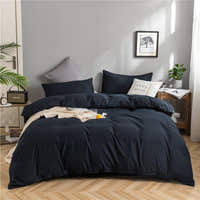 Bedding Set – Cotton Plain – Midnight Navy