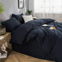 Bedding Set – Cotton Plain – Midnight Navy