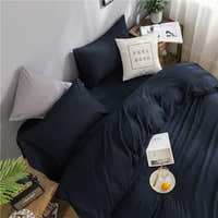 Bedding Set – Cotton Plain – Midnight Navy