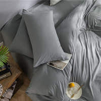 Bedding Set – Cotton Plain – Pearl Grey
