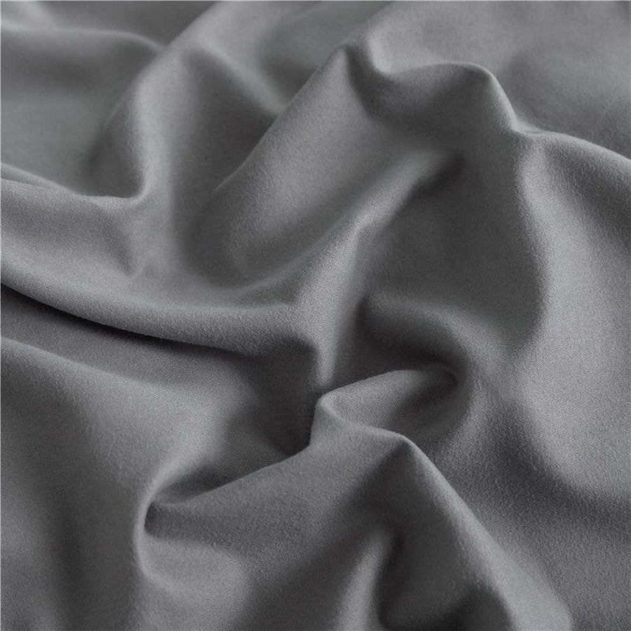 Bedding Set – Cotton Plain – Pearl Grey