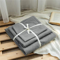Bedding Set – Cotton Plain – Pearl Grey