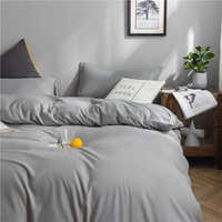 Bedding Set – Cotton Plain – Pearl Grey