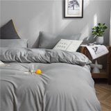 Bedding Set – Cotton Plain – Pearl Grey